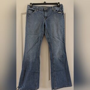 Arizona Jean Company Classic Blue Wide Leg Jeans, 13 Average